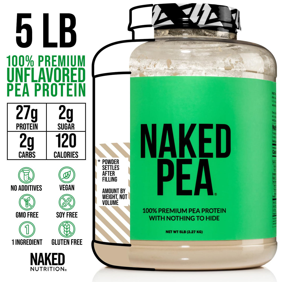 Pea Protein Powder 5LB and Powdered Peanut Butter 1.5LB U993