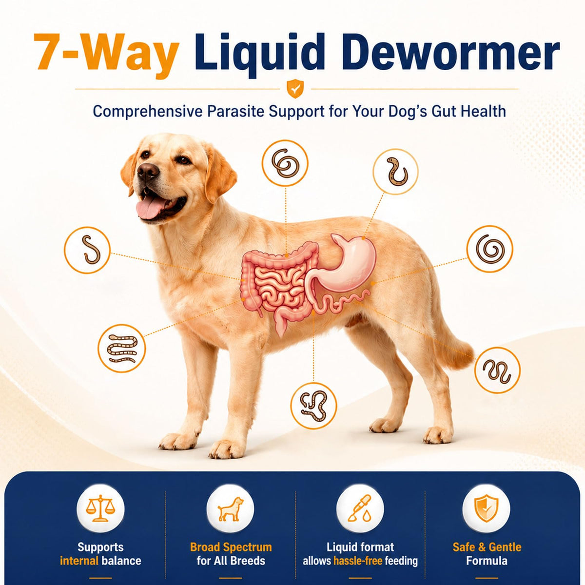 Dog Wormer Liquid 100ml T4528