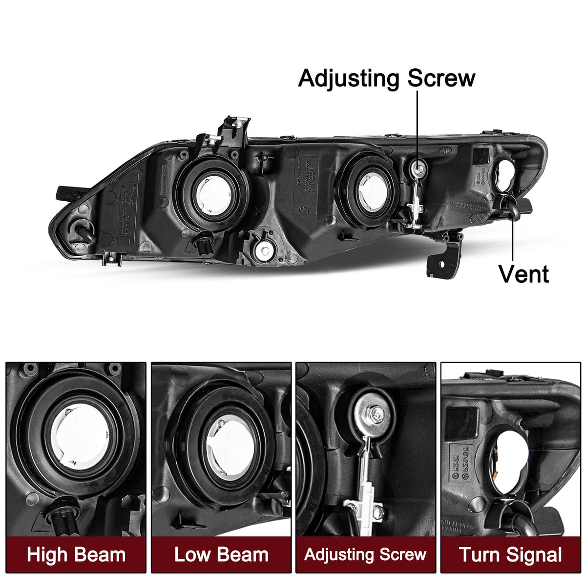 Halogen Headlight Assembly A954068