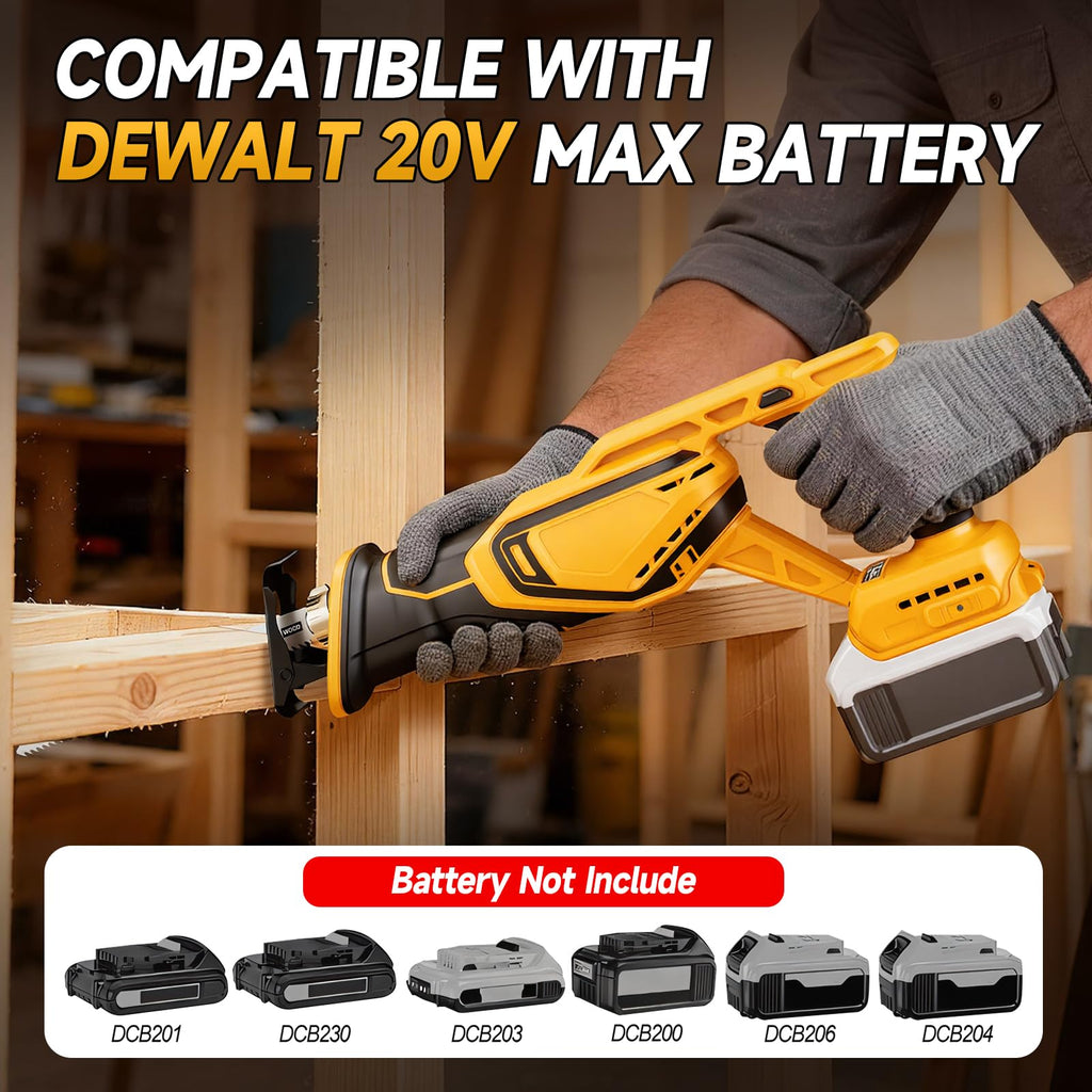Cordless Brushless Reciprocating Saw with 8 Blades F240850