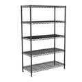 5-Tier Heavy Duty Metal Shelving Unit on Lockable Wheels K66119