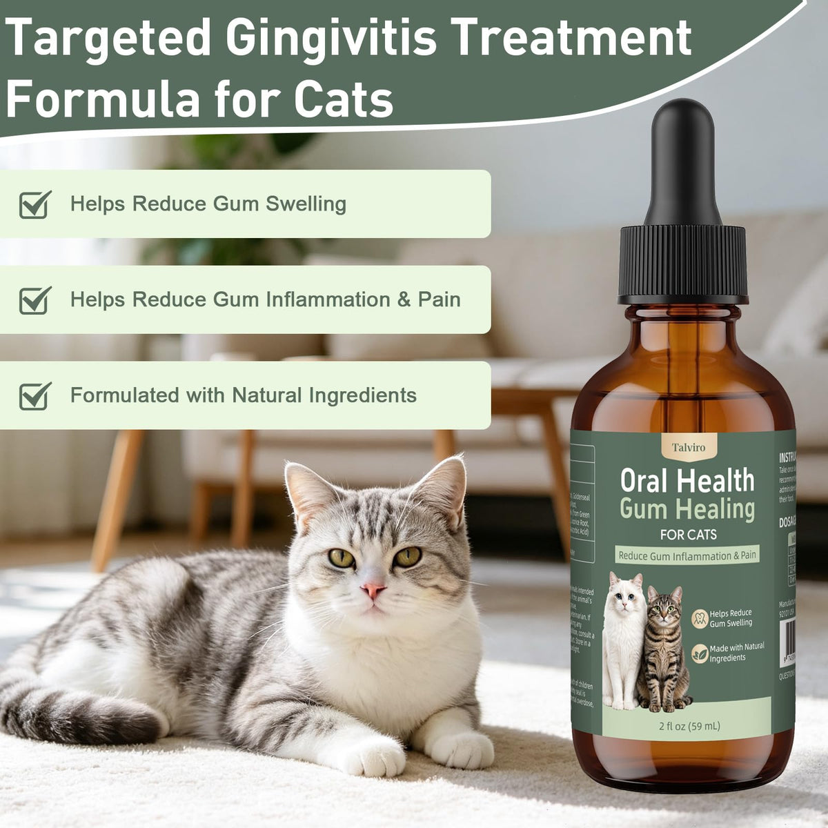 Natural Plant-Based Cat Oral Care I343992