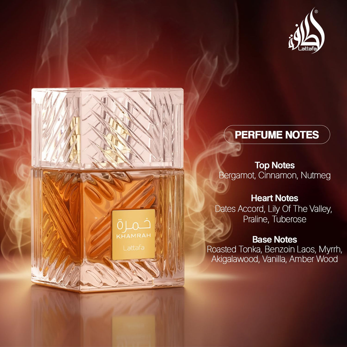 Vanilla Warm Spicy Amber Cinnamon Eau de Parfum 3.40 Ounce / 100 ml N21634