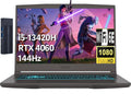 15.6" FHD Gaming Laptop Intel Core i5-13420H RTX 4060 16GB RAM 1TB SSD Gray T183
