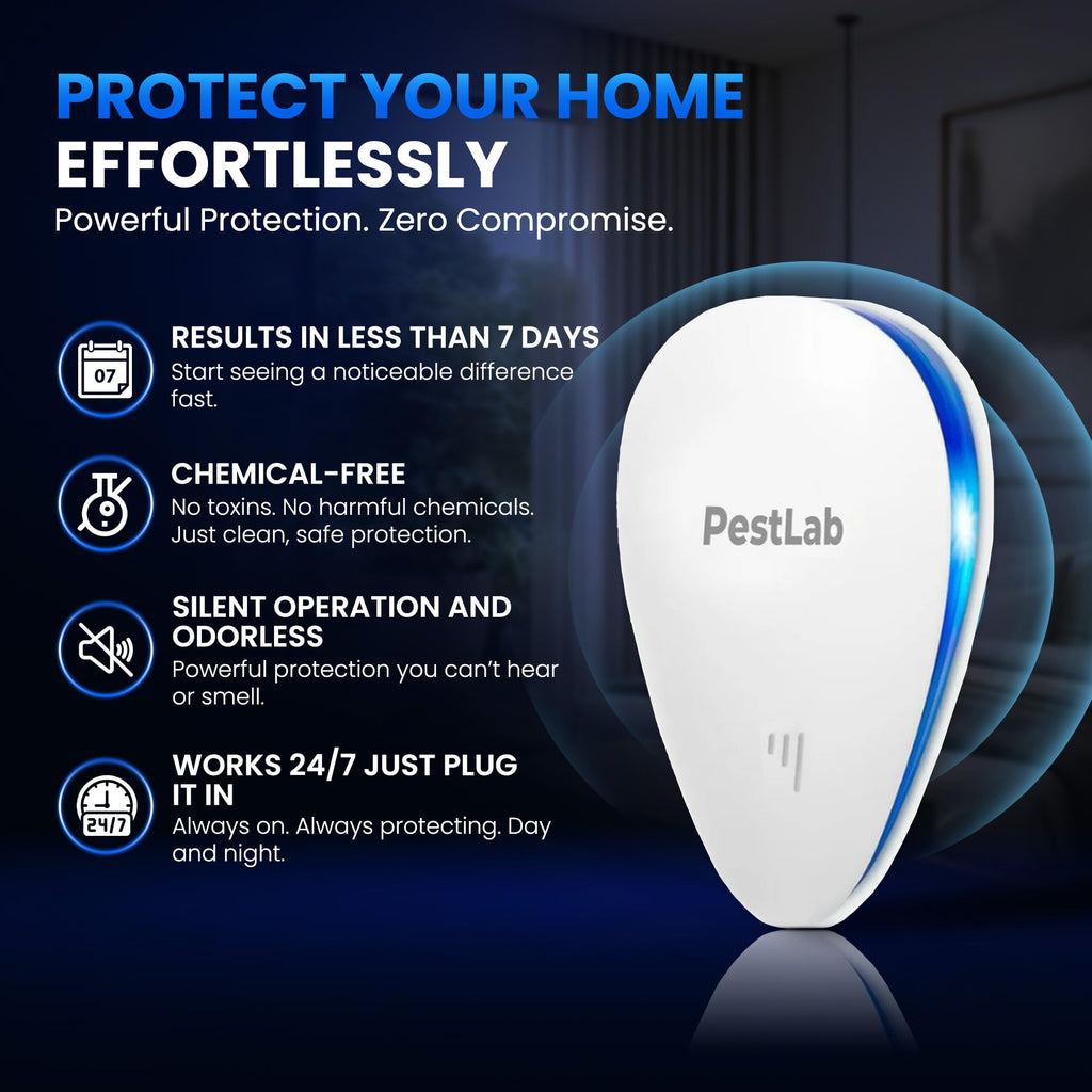 Indoor Plug In Ultrasonic Pest Repeller 3 Pack T338956