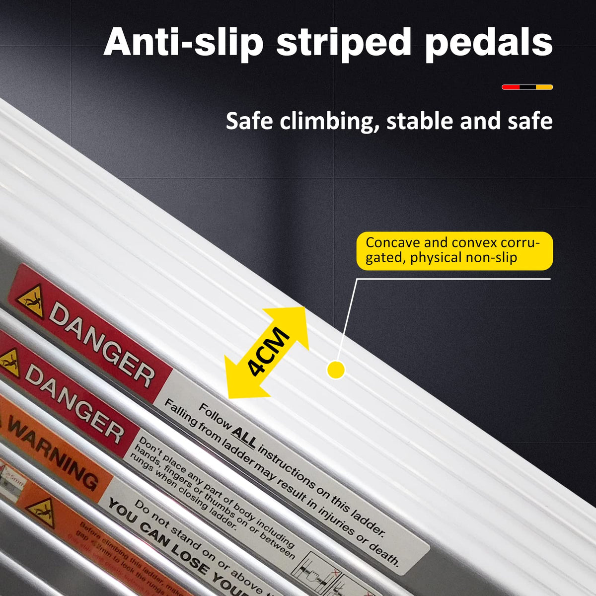Aluminum Telescoping Ladder 20 FT 330 Lb Capacity R20527