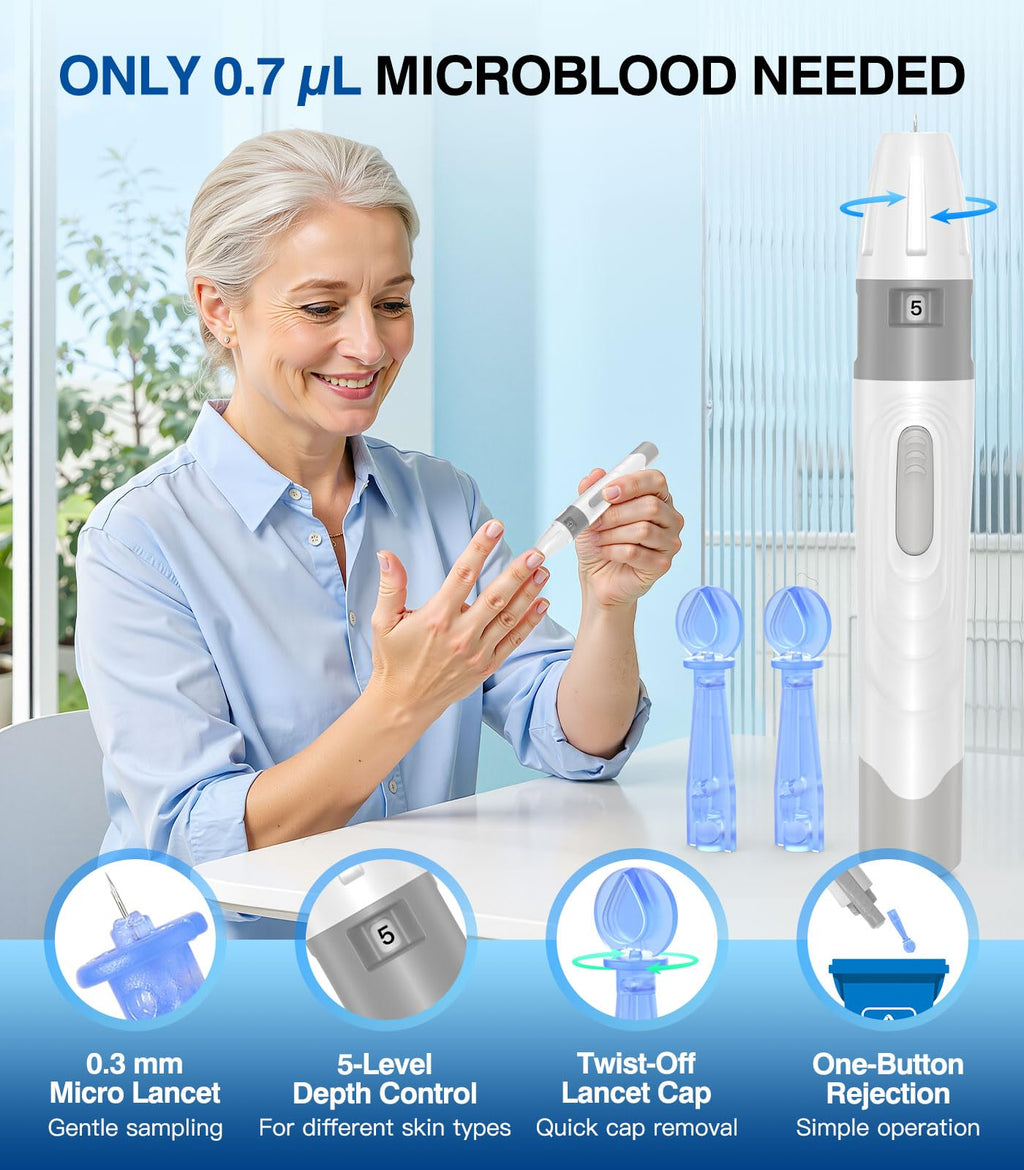 Blood Glucose Monitor Kit with 100 Strips S941