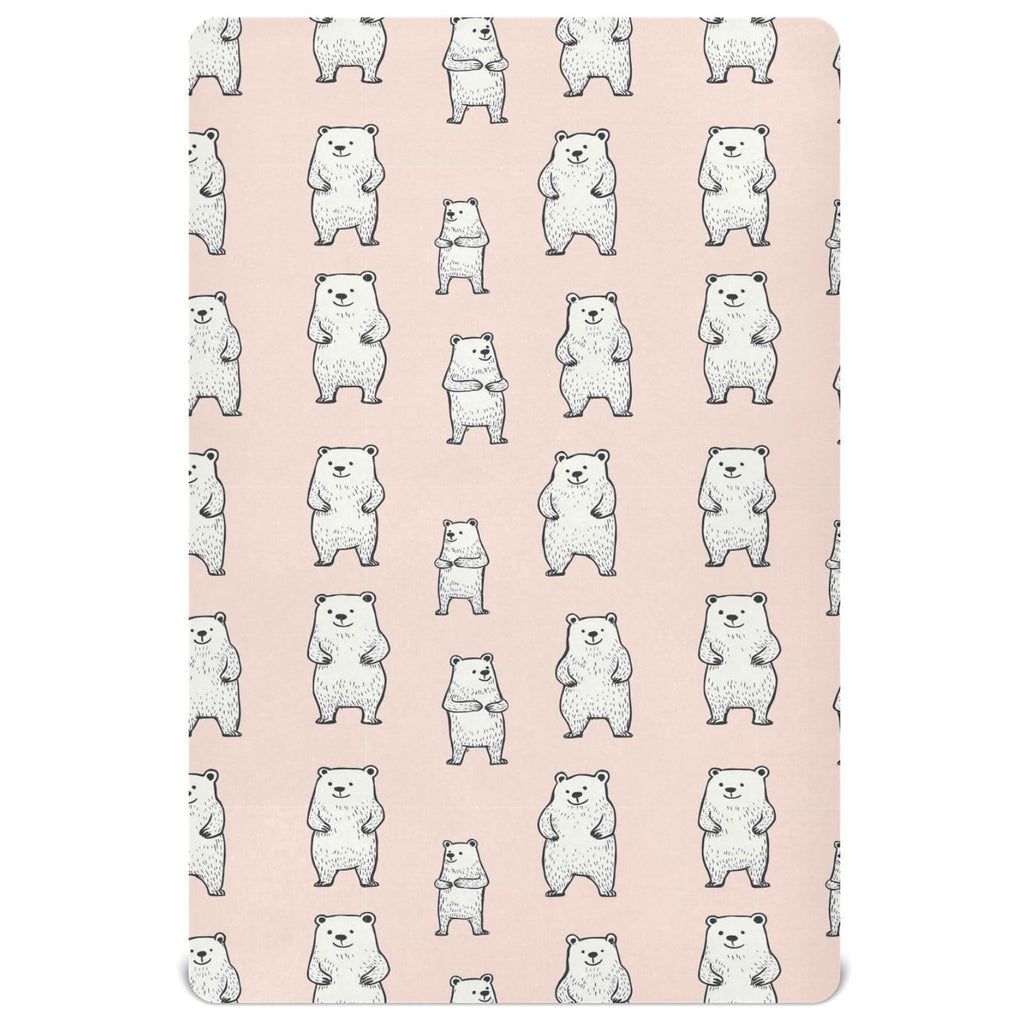Soft Breathable Microfiber Crib Sheet, Standard Size 28in x 52in N278