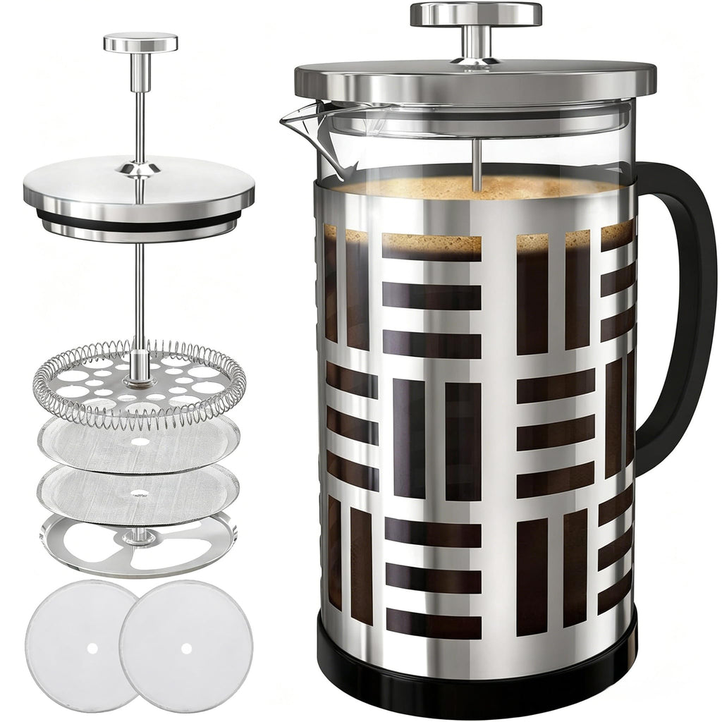 34 oz Brushed Stainless French Press Z595