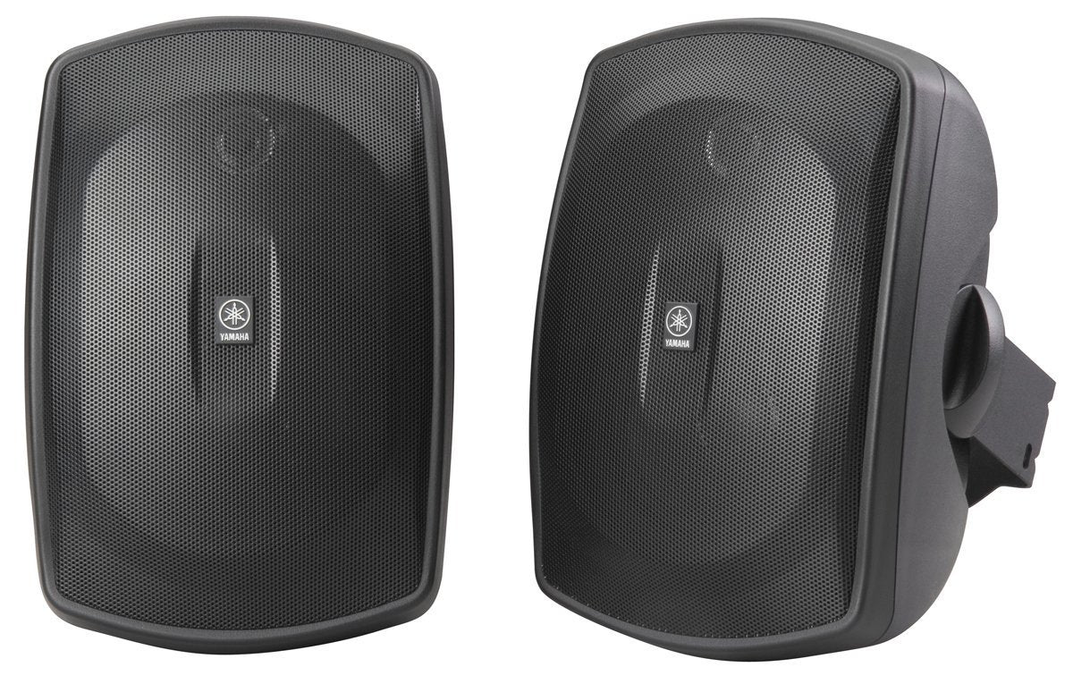 2-Way Indoor/Outdoor Speakers Pair Black R635919