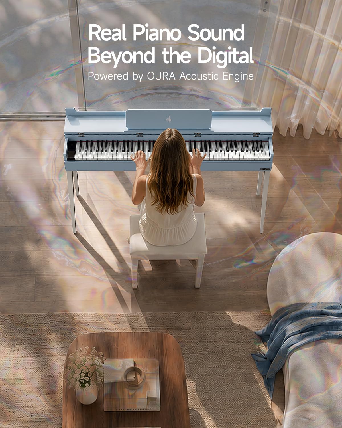 88 Key Weighted Digital Piano with Graded Hammer Action B996