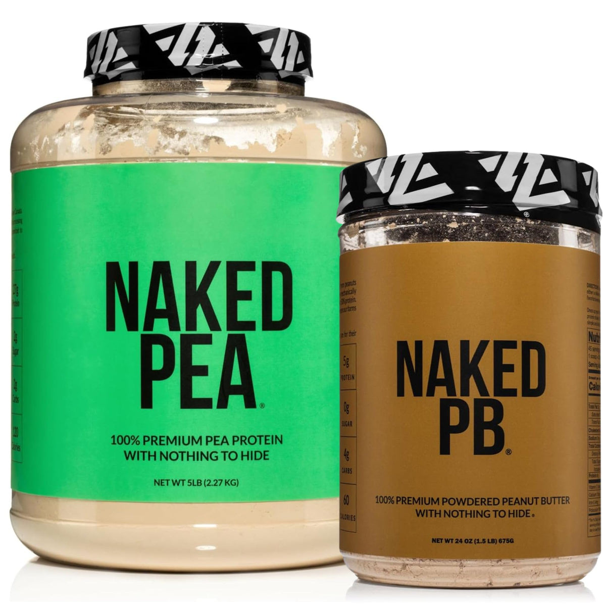 Pea Protein Powder 5LB and Powdered Peanut Butter 1.5LB U993
