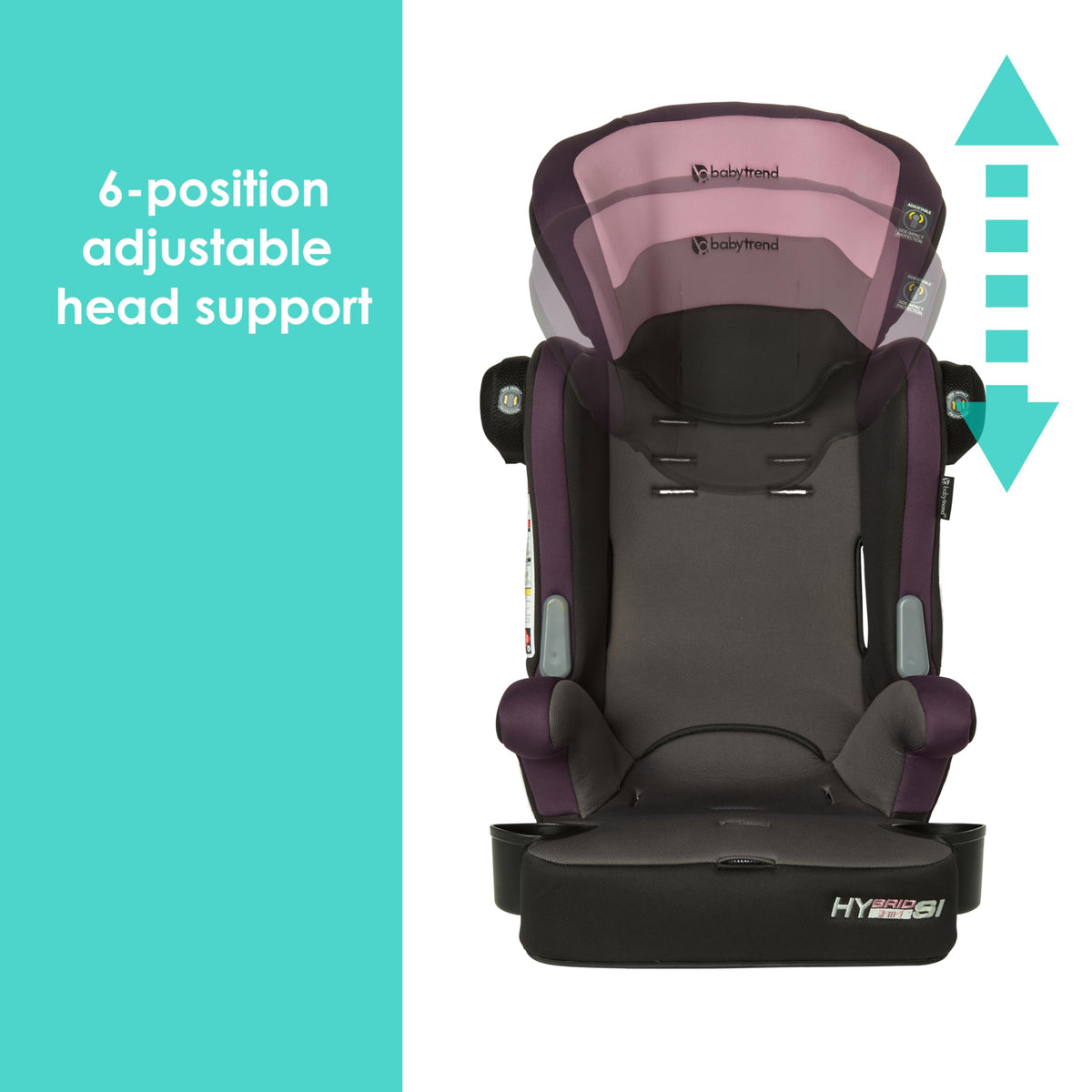 3-in-1 Booster Seat with Adjustable Headrest W920