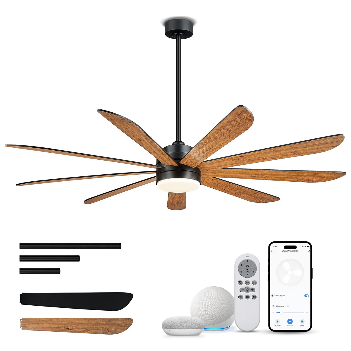 72 Inch Ceiling Fan with Light Q94447