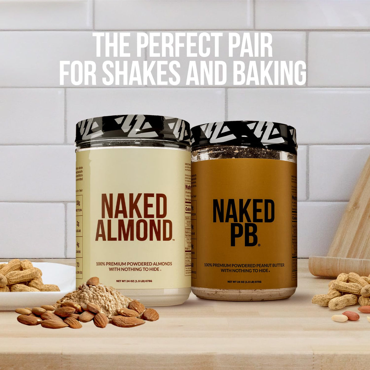 Pea Protein Powder 5LB and Powdered Peanut Butter 1.5LB U993