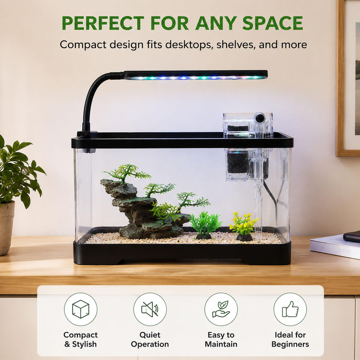 3 Gallon Fish Tank Starter Kit E284