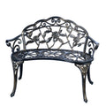 Cast Aluminum Patio Bench S534