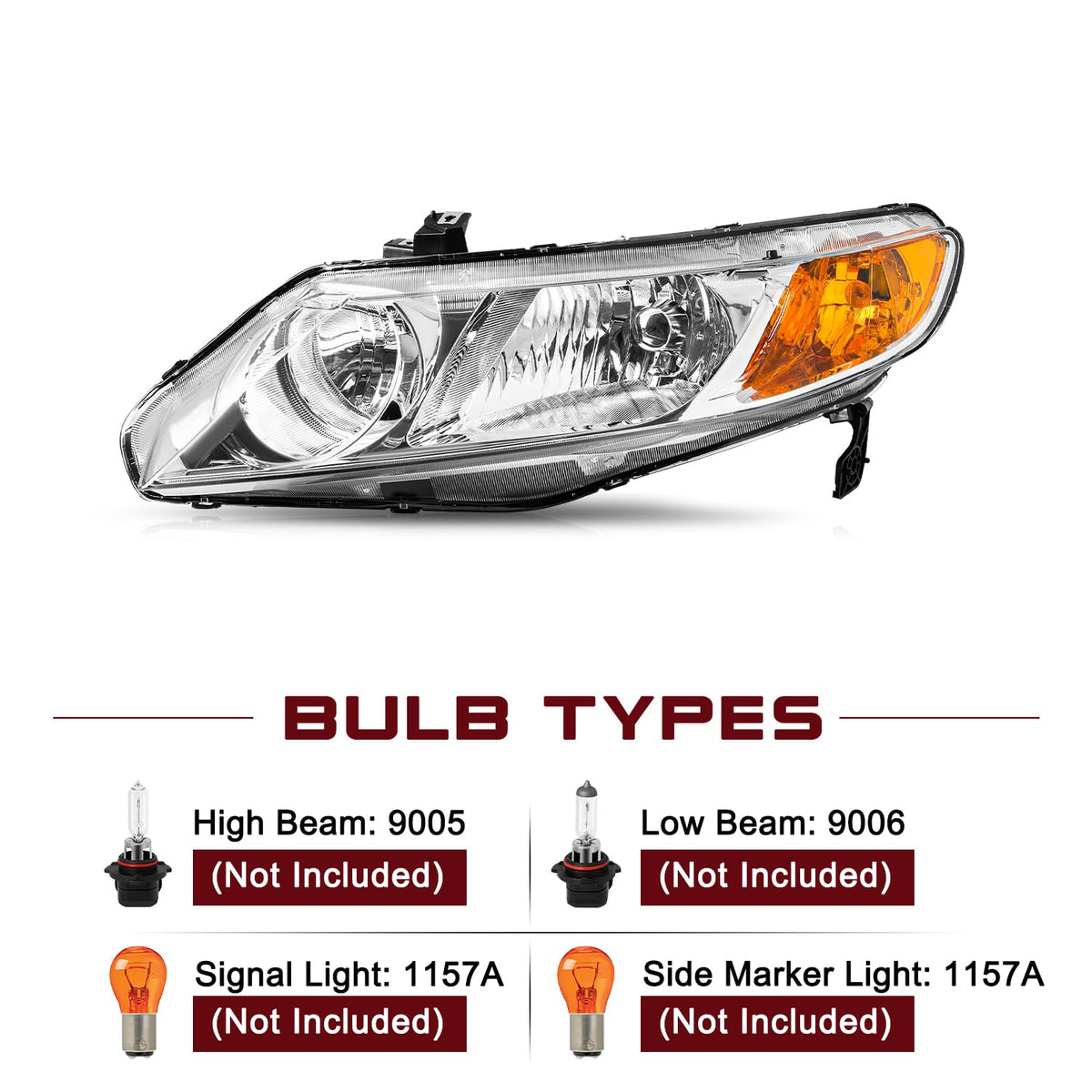 Halogen Headlight Assembly A954068