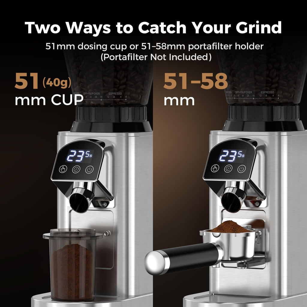 Conical Burr Coffee Grinder with 48 Settings O1573