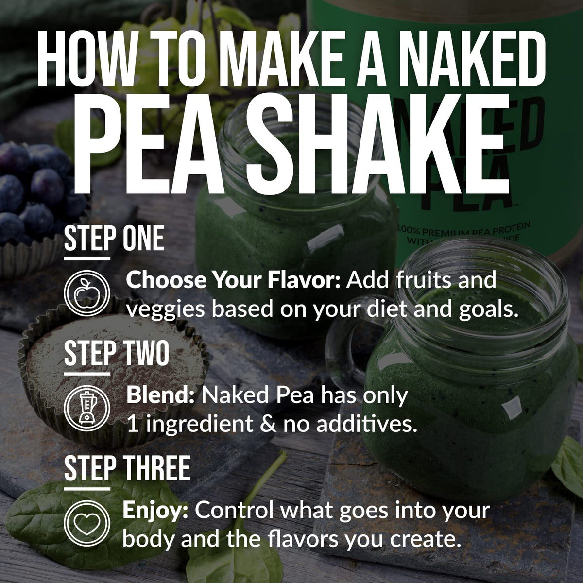 Pea Protein Powder 5LB and Powdered Peanut Butter 1.5LB U993