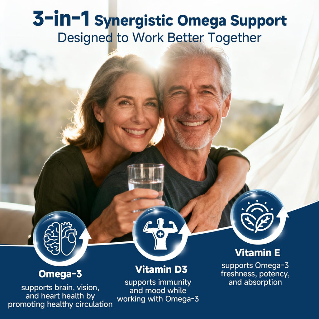 Omega-3 Fish Oil Softgels 1120mg 120 Softgels K7091