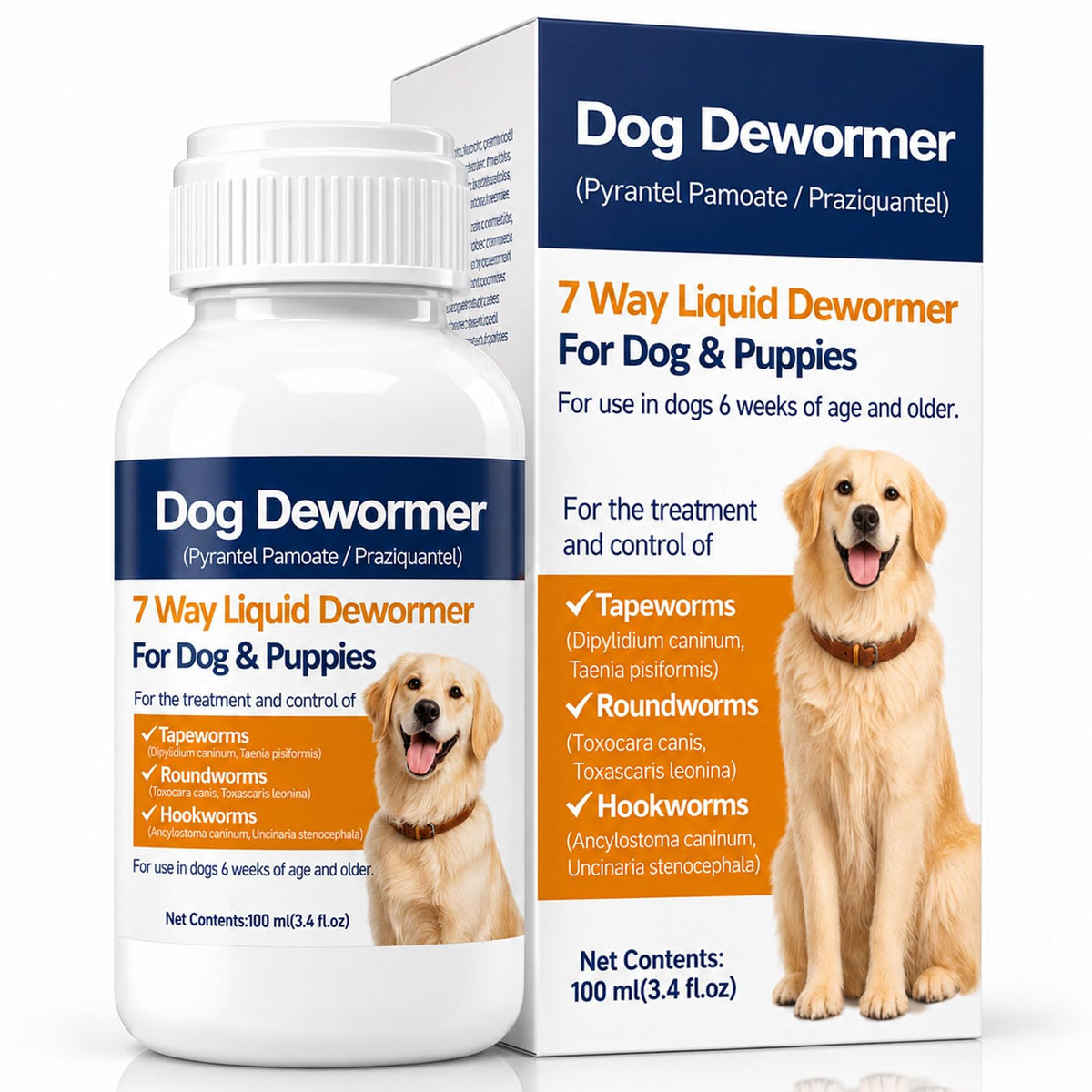 Dog Wormer Liquid 100ml T4528