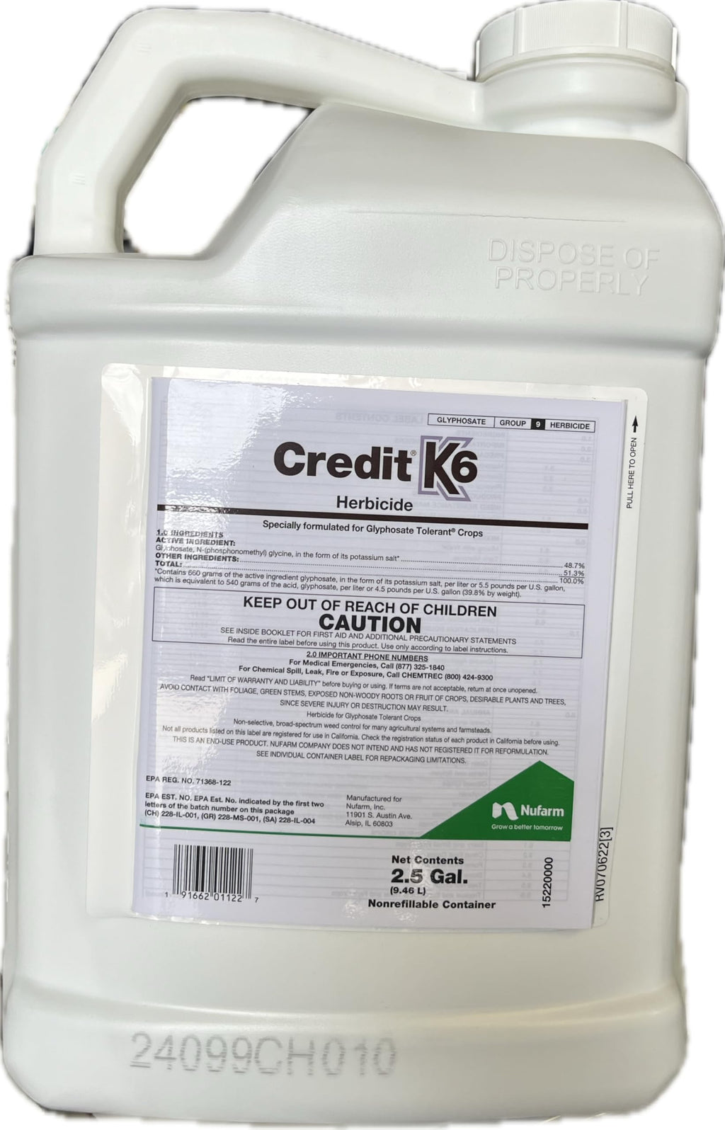 Glyphosate 48.7% Herbicide S80495
