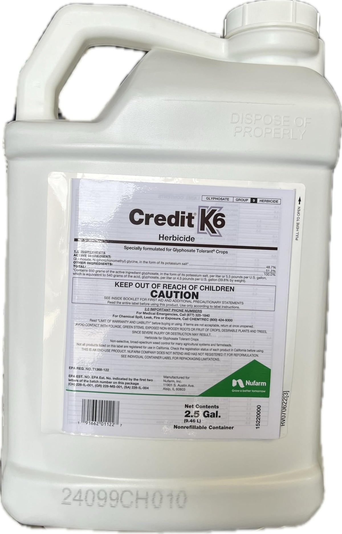 Glyphosate 48.7% Herbicide S80495