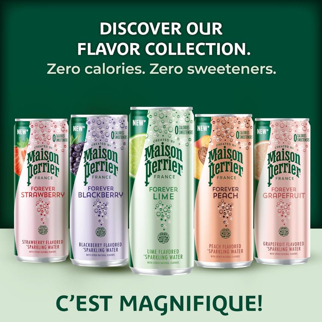 Flavored Sparkling Water 6 Flavor Variety Pack 18 Count Y535