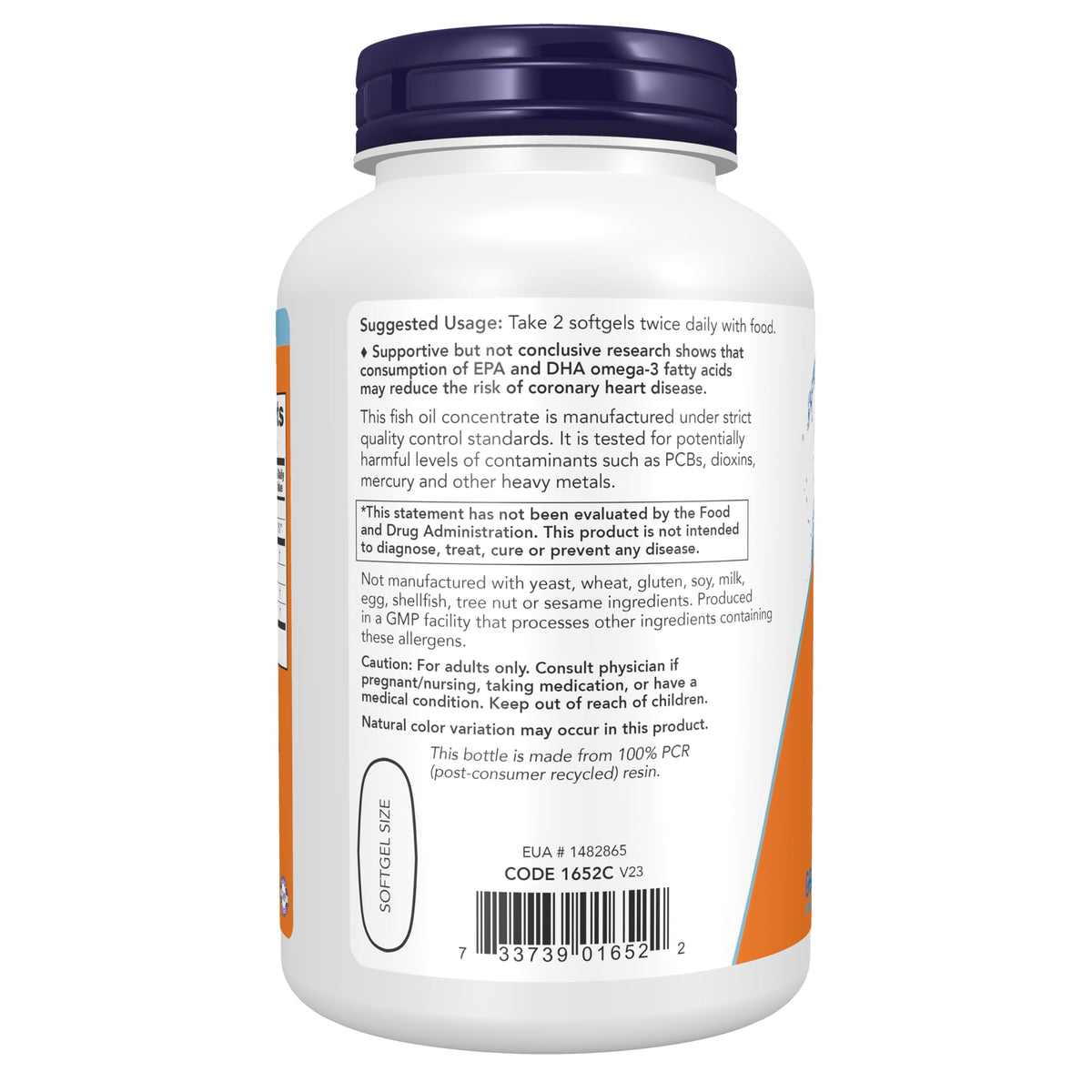 Omega-3 180 EPA / 120 DHA 200 Softgels X7359