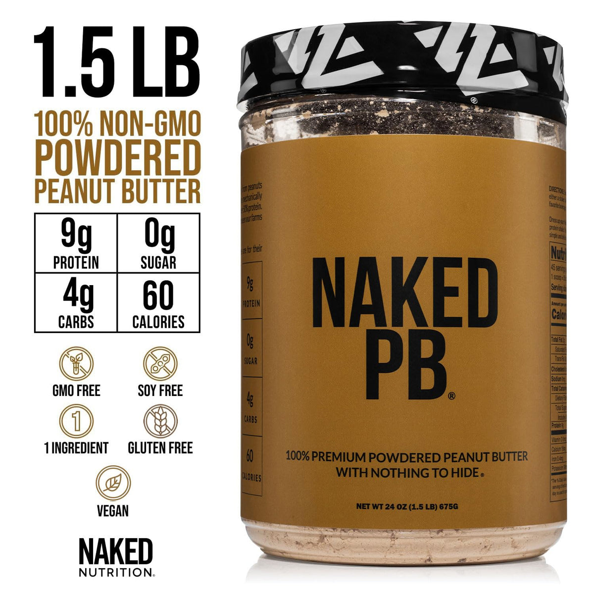 Pea Protein Powder 5LB and Powdered Peanut Butter 1.5LB U993