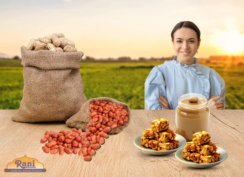 Raw Whole Peanuts With Skin 25lbs Bulk Box J755