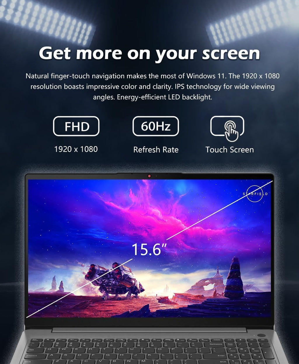 15.6" FHD Touchscreen Intel Core i3 8GB RAM 256GB SSD Laptop T870803