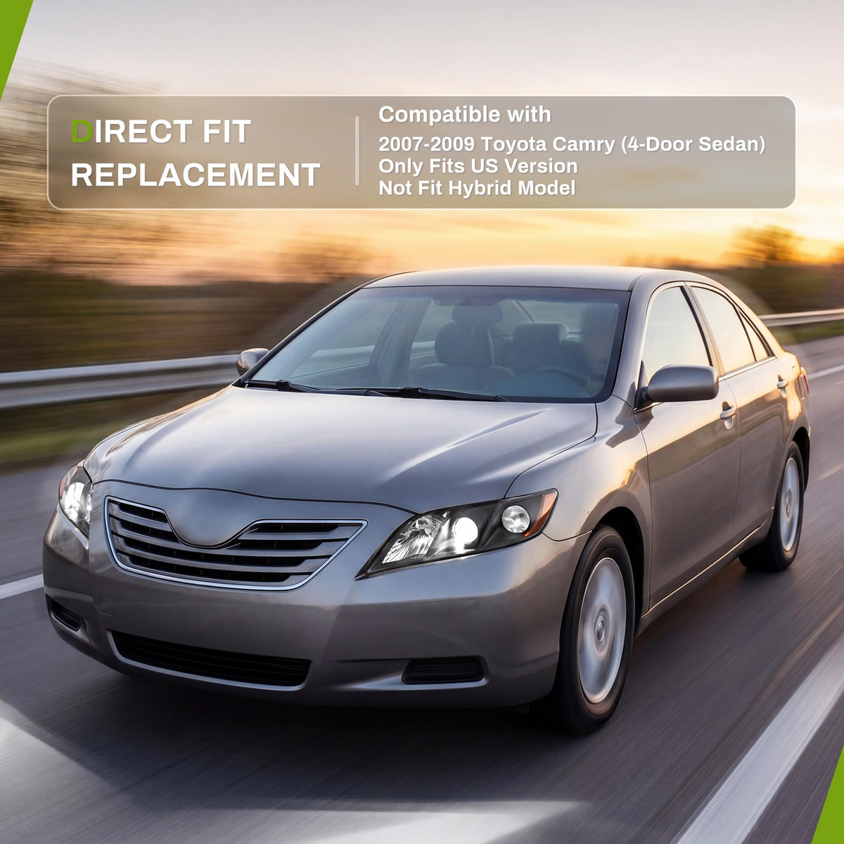 Headlights for Toyota Camry 2007-2009 R768292