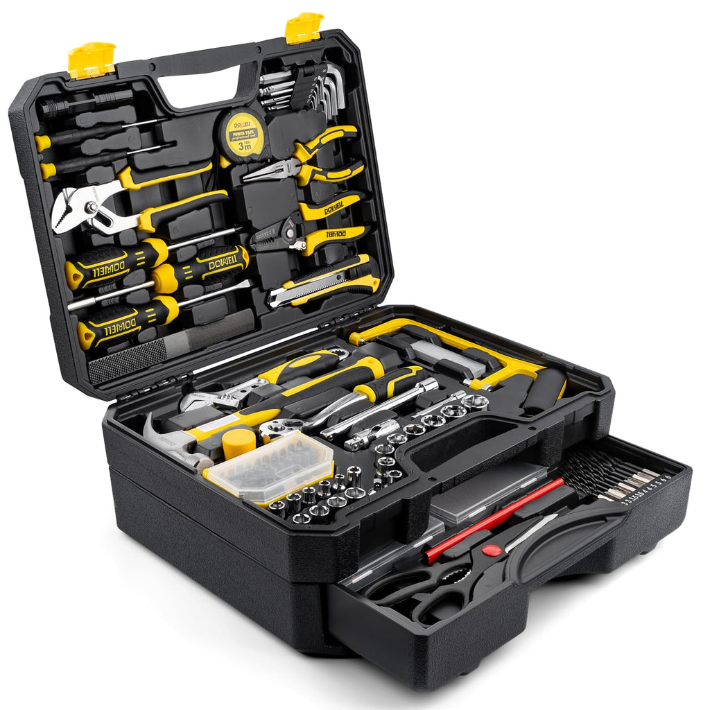 299-Piece Professional Hand Tool Set with Sockets, Pliers, Hex Keys, Screwdrivers H575