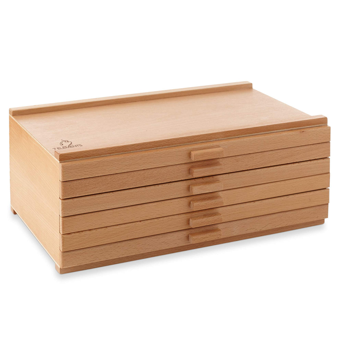 6 Drawer Wooden Artist Storage Box Z18570