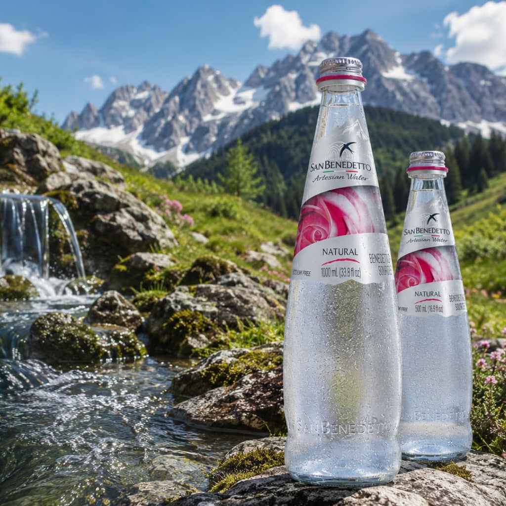 Natural Artesian Still Water Glass Bottles 500 mL 10 Count J5233