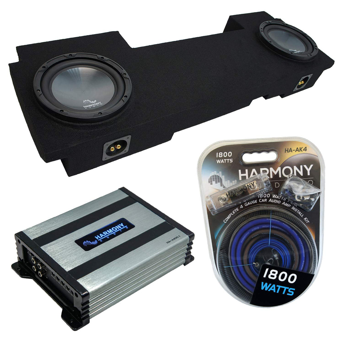 12" Subwoofer Sub Box Amp Bundle J129967