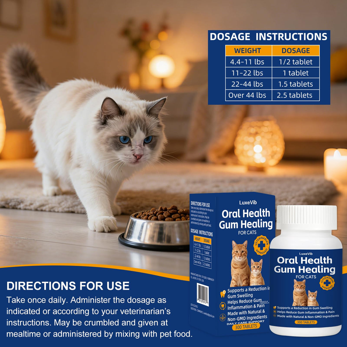 Natural Plant-Based Cat Oral Care J187162