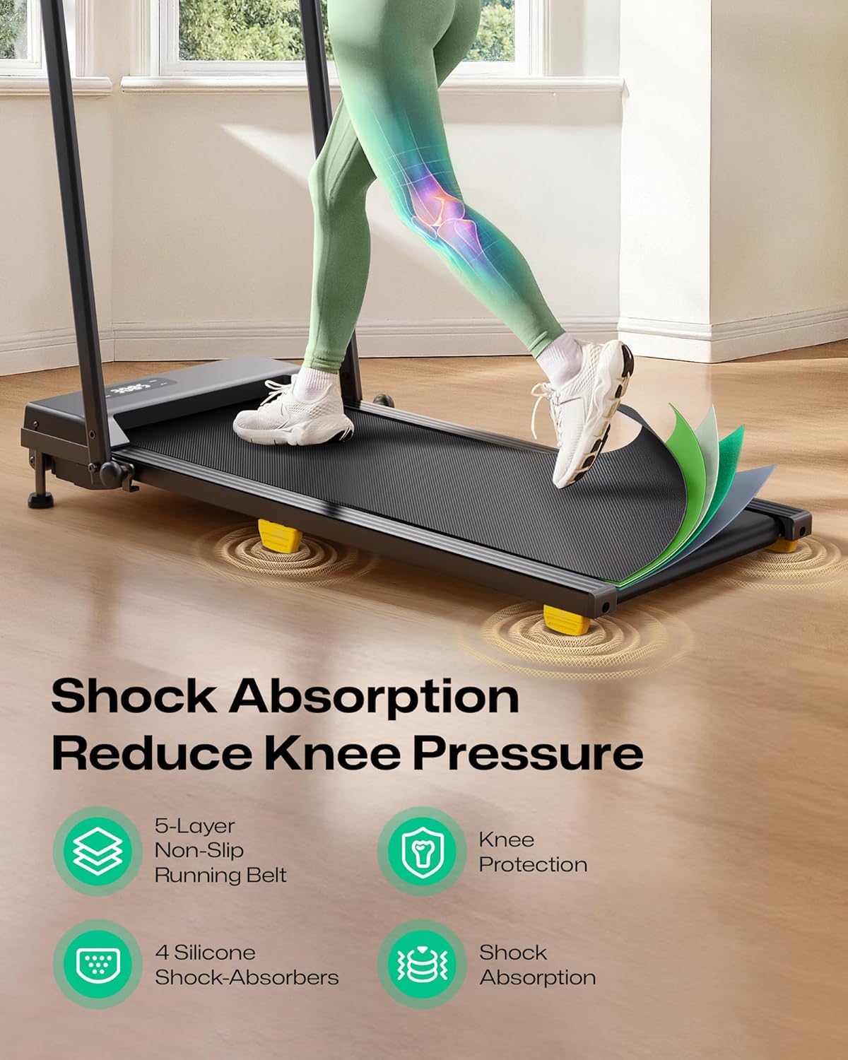 2.5HP Portable Walking Treadmill with Incline C103