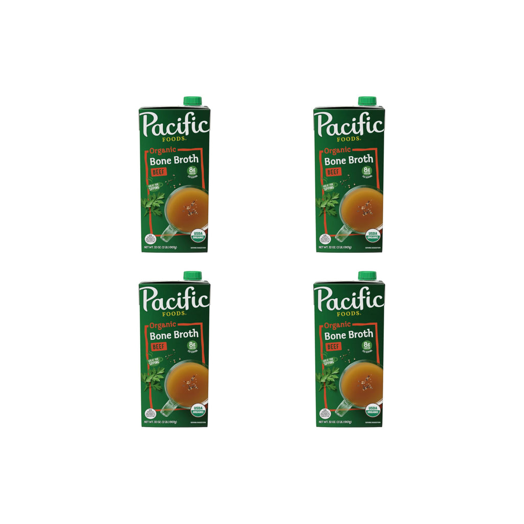 Organic Beef Bone Broth 32 oz Carton Pack of 4 V510614