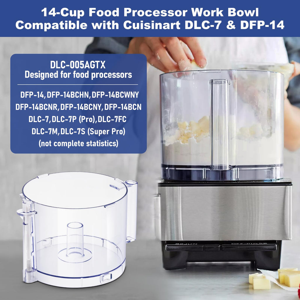 14-Cup Food Processor Work Bowl Replacement with Handle M91889