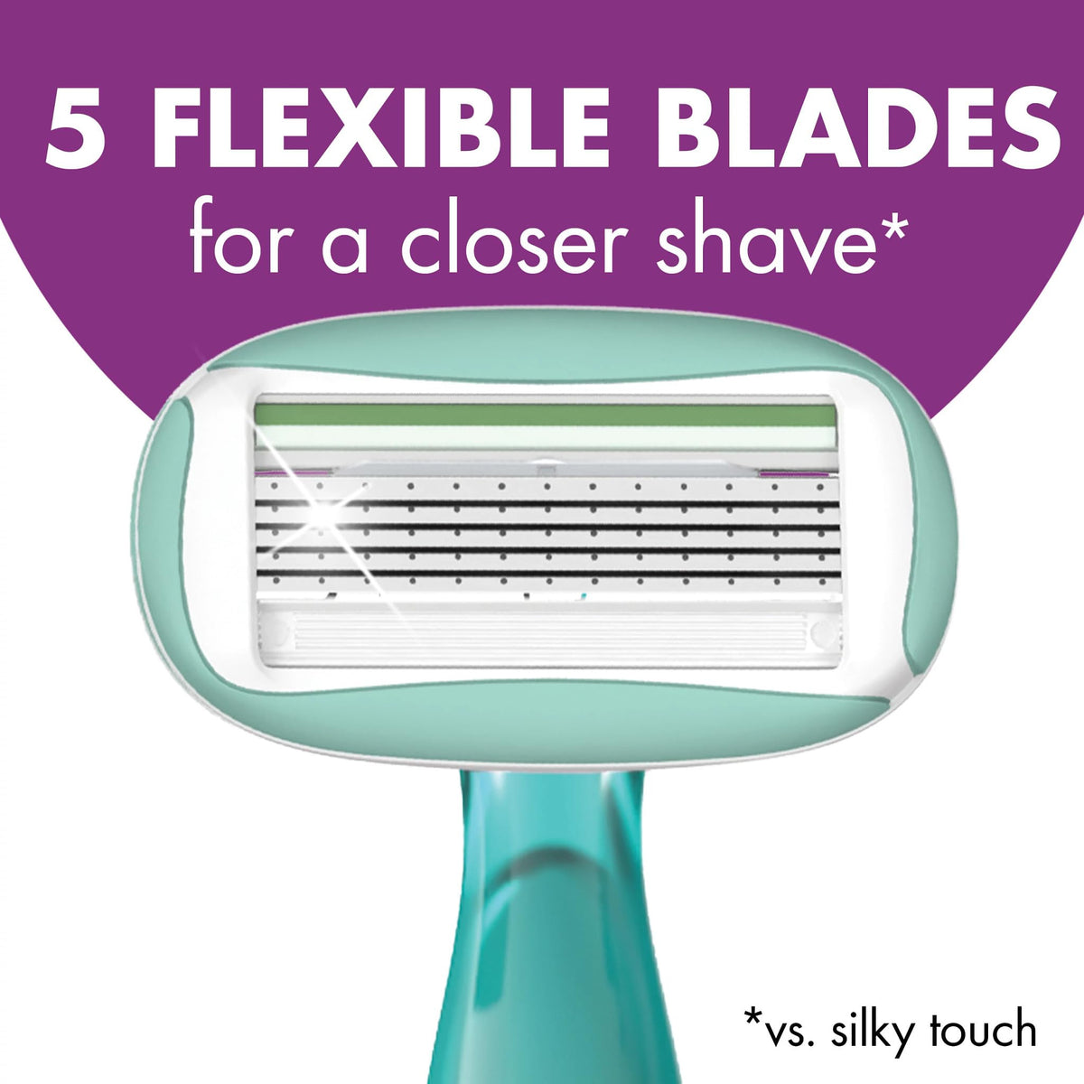 5 Blade Womens Disposable Razors, 2 Count G698979
