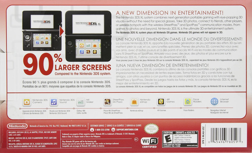 Red/Black Handheld Console B90954
