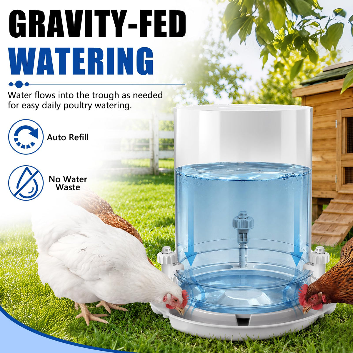 Chicken Waterer for 5 Gallon Bucket C987