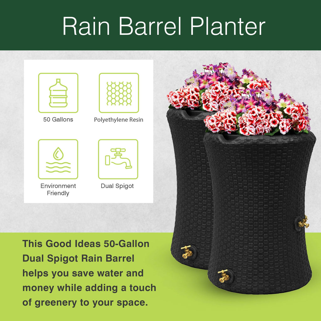 50 Gallon Rain Water Collection Barrel M75356