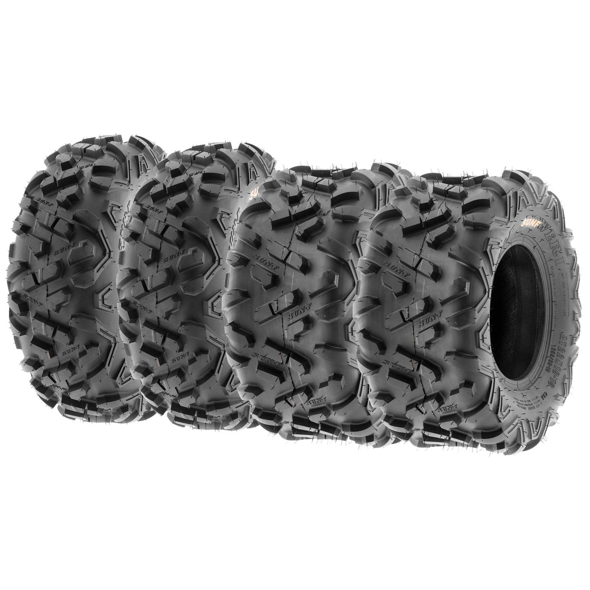 Set of 4 All-Terrain Off Road Tires 19x7-8 18x9.5-8 6 PR T806618