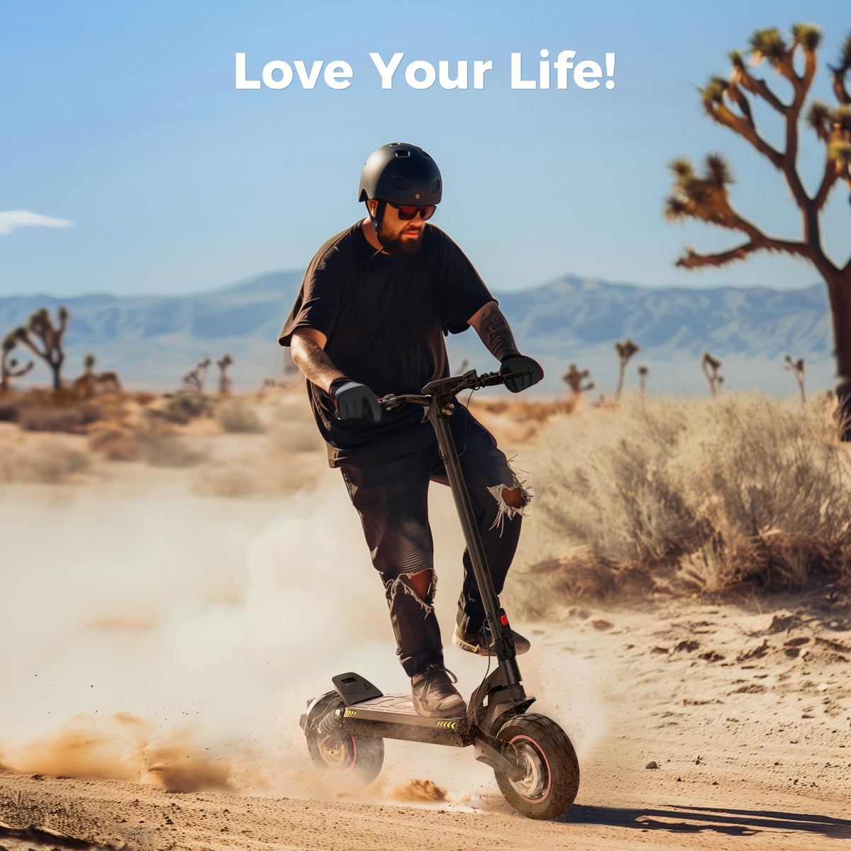 Electric Scooter with Off-Road Tires G6535