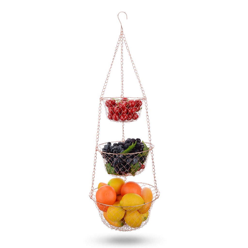 3 Tier Metal Hanging Basket Q73608