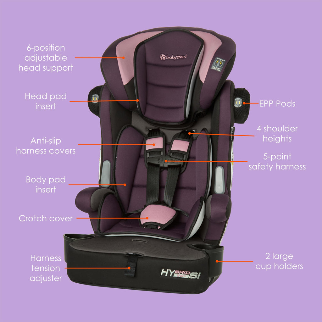 3-in-1 Booster Seat with Adjustable Headrest W920